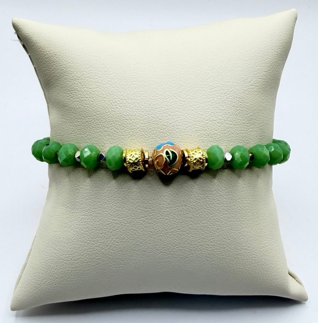 Flower Bead Bracelet