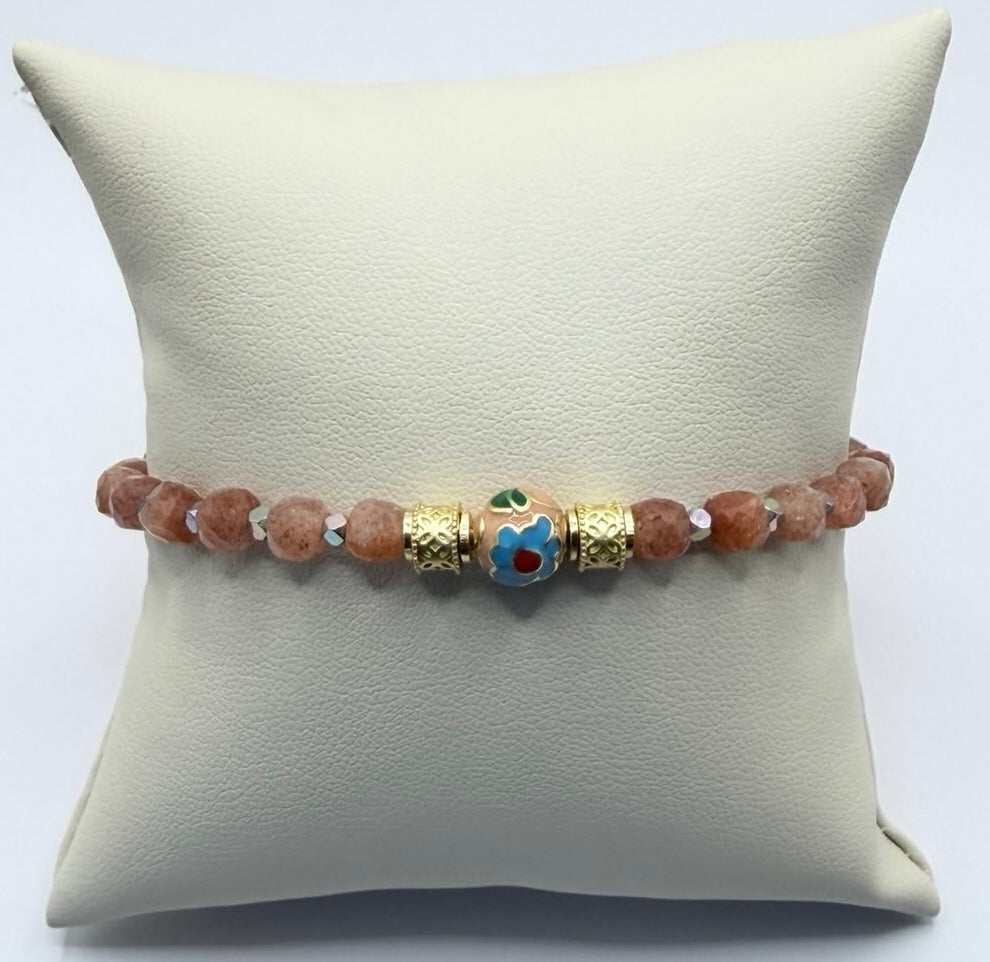 Flower Bead Bracelet