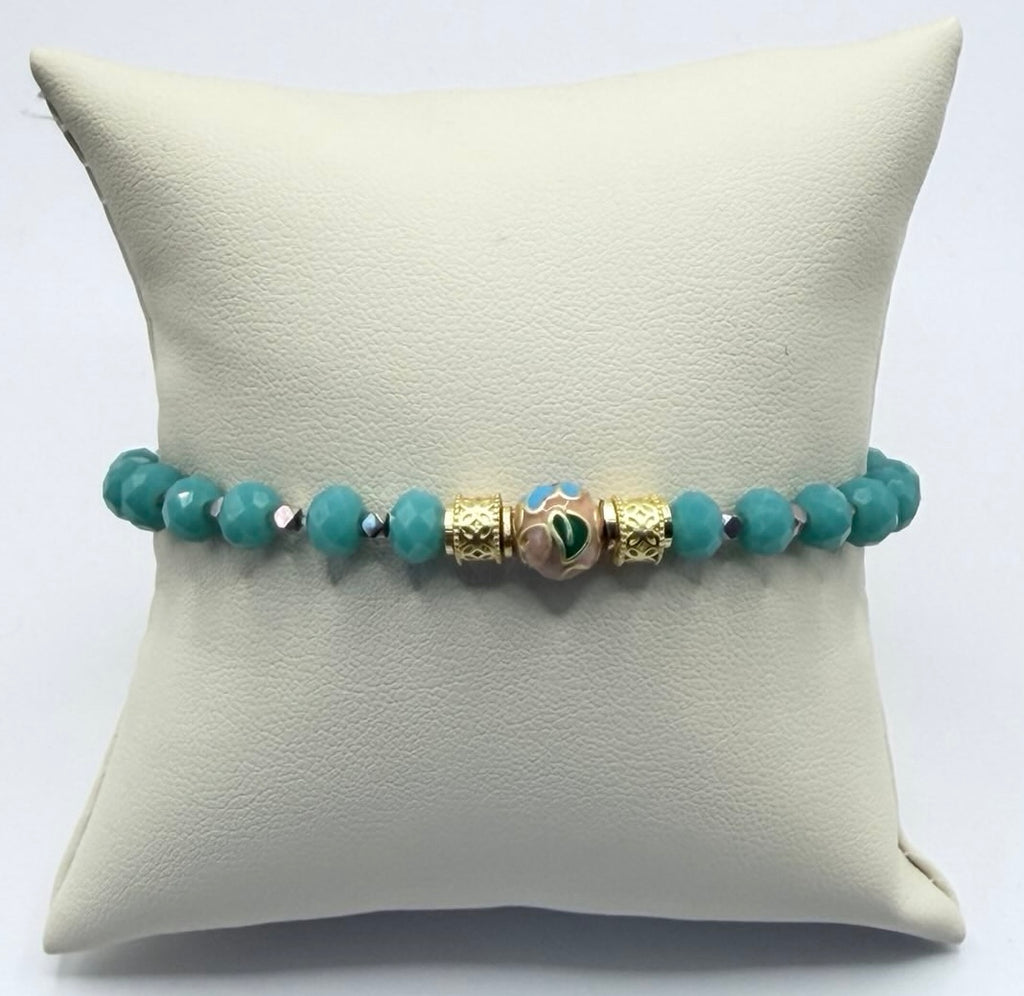 Flower Bead Bracelet