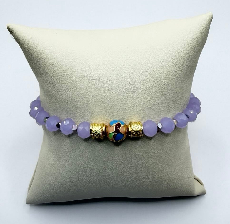 Flower Bead Bracelet